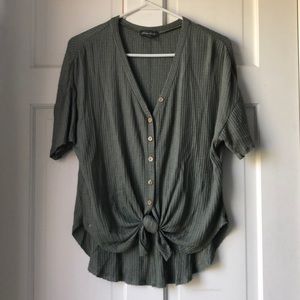 Army green tee